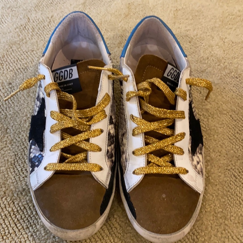 Golden Goose Sneakers, Rock Snake/Black Star, 38